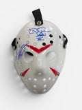 C.J. Graham and Thom Mathews Duel Signed Friday the 13th Mask