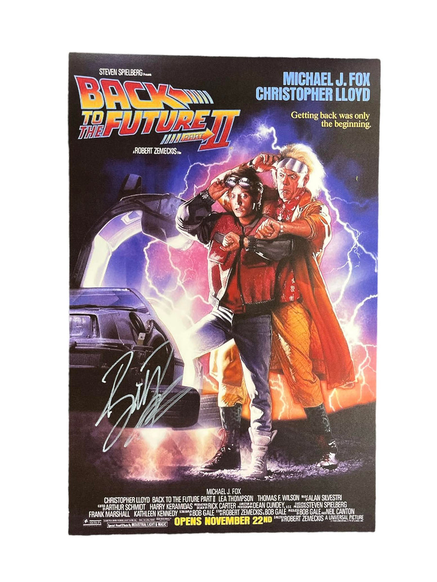 Billy Zane As Match In Back To The Future II Autographed 11x17 Mini Po