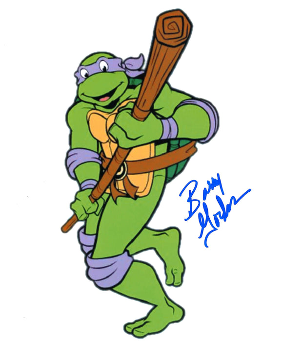 Barry Gordon Autographed Teenage Mutant Ninja Turtles 8x10 Photo