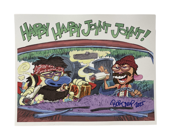 Bob Camp Ren and Stimpy Cheech and Chong Parody 11x17 Poster