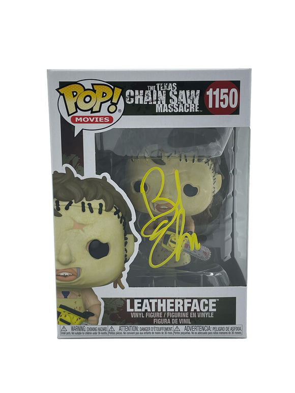 Bob Elmore Autographed Leatherface Funko Pop