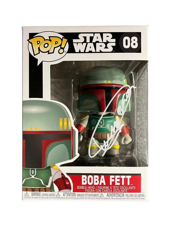 Dickey Beer as Boba Fett in Return of the Jedi Autographed Funko #08