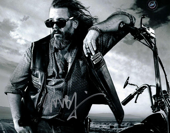 Mark Boone Junior Sons of Anarchy Autographed 8x10 Photo Silver