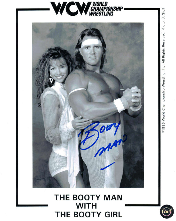 Brutus Beefcake Booty Man Autographed WCW 8x10