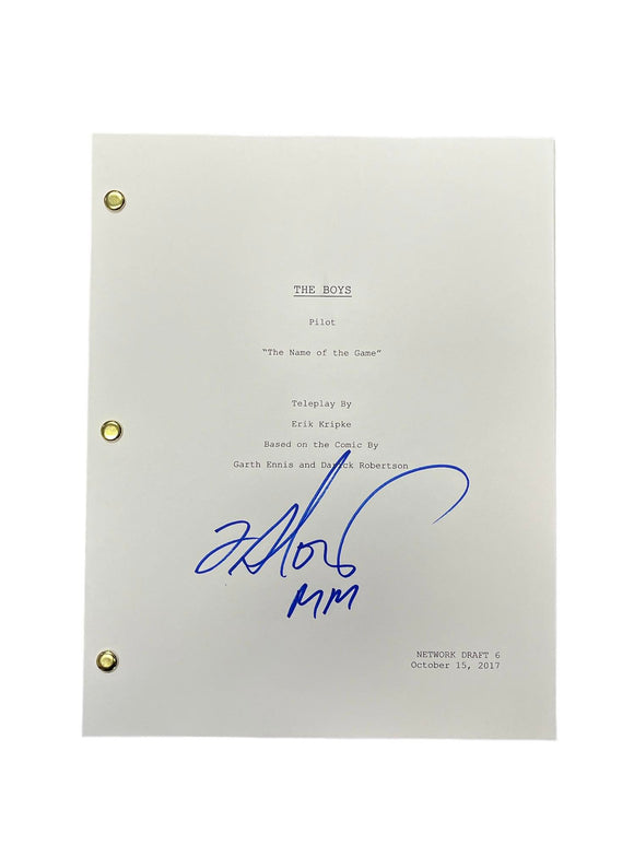Laz Alonso as Mother's Milk aka M.M. in The Boys Autographed Pilot Script
