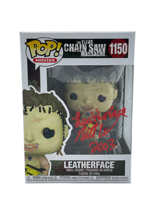 Brett Wagner Autographed Leatherface Funko Pop #1150