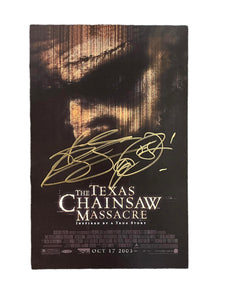 Andrew Bryniarski The Texas Chainsaw Massacre Autographed 11x17 Mini Poster