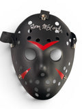 Tom McLoughlin Autographed Friday the 13th Black Hockey Mask