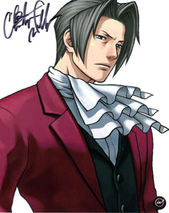 Chris Wehkamp Autographed Ace Attorney 8x10