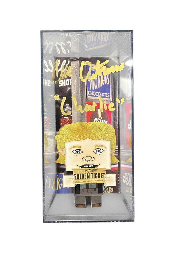 Peter Ostrum Willy Wonka & The Chocolate Factory Autographed Charlie Blockheadz