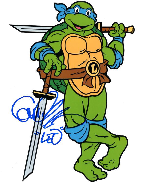 Cam Clarke Autographed Teenage Mutant Ninja Turtles 8x10 Photo