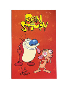 Bob Camp Autographed Ren & Stimpy 11x17 Poster