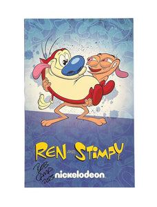 Bob Camp Autographed Ren & Stimpy 11x17 Hold on Poster