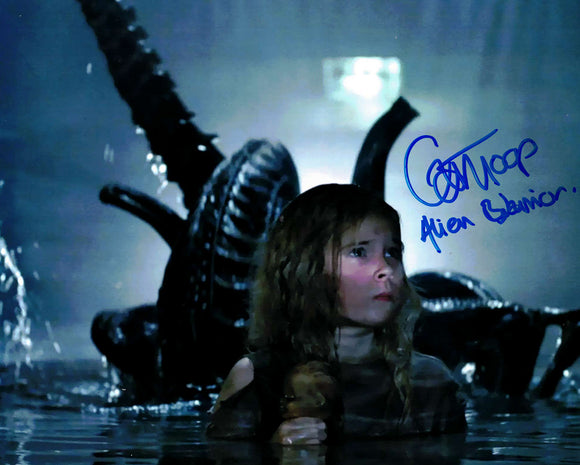 Carl Toop Aliens Autographed 8x10 Photo (Blue Ink)