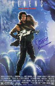 Carl Toop Autographed Aliens 11x17 Poster