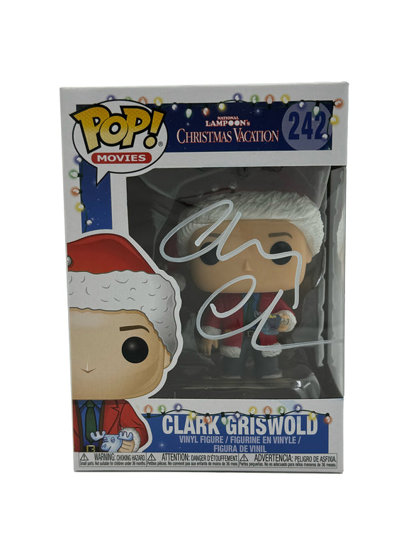 Chevy Chase Autographed Clark Griswold Funko Pop #242