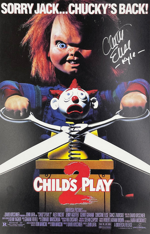 Christine Elise Autographed Child's Play 11x17 Poster