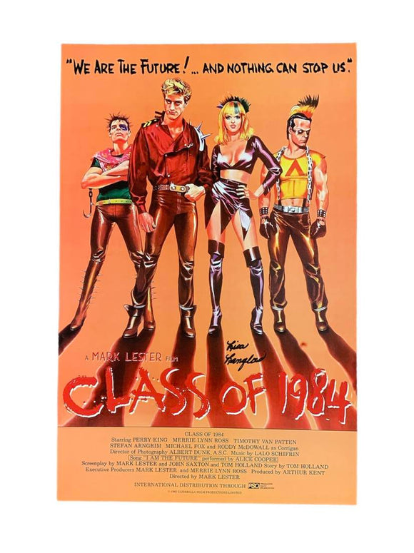 Lisa Langlois as Patsy in Class of 1984 Mini Movie Poster