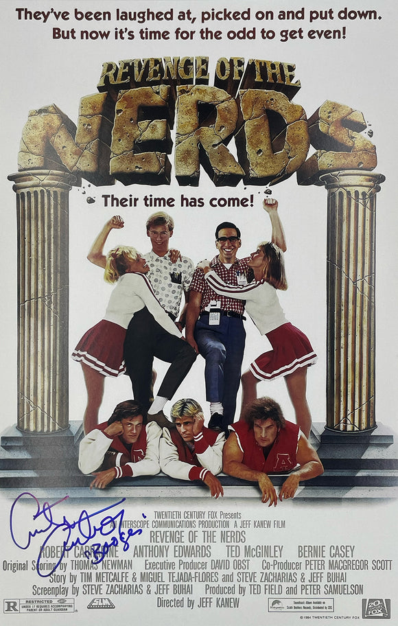 Curtis Armstrong Revenge of the Nerds Autographed 11x17 Mini Poster