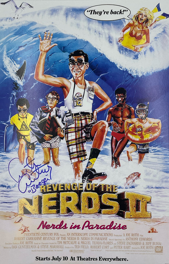 Curtis Armstrong Revenge of the Nerds 2 Autographed 11x17 Mini Poster