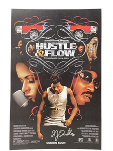 DJ Qualls Hustle and Flow Signed 11x17 Poster