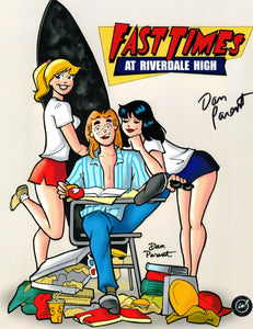 Dan Parent Archie Artist Autographed 8x10 Fast Times at Riverdale High
