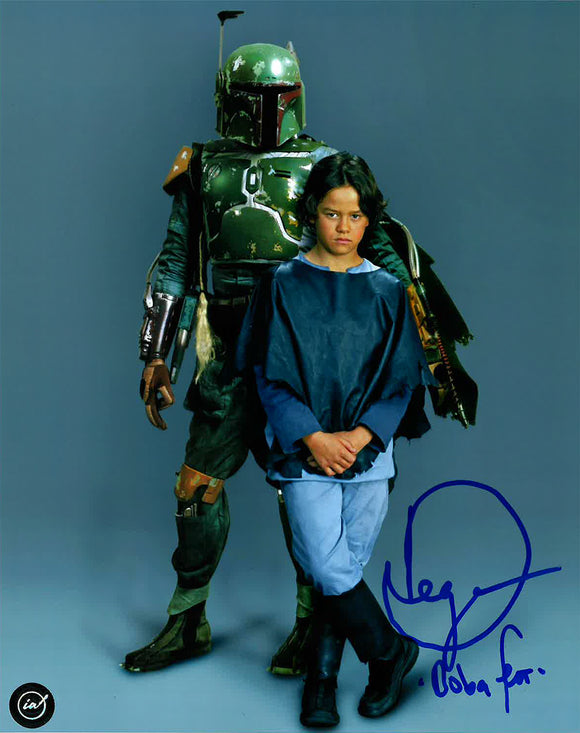 Daniel Logan Boba Fett Star Wars Autographed 8x10