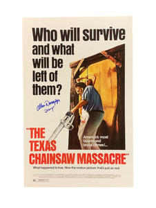 Allen Danziger as Jerry in The Texas Chainsaw Massacre Autographed Mini Poster