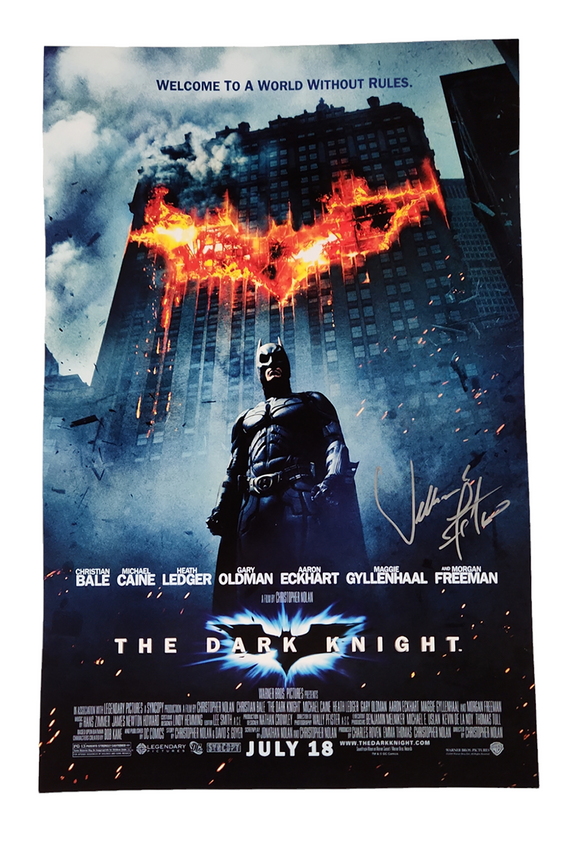 William Fichtner The Dark Knight Autographed 11x17 Poster