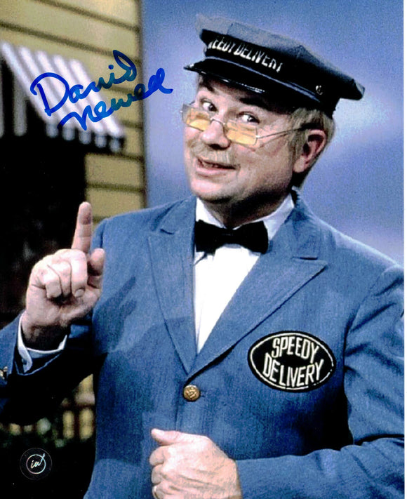 David Newell as Mr. McFeely from Mister Rogers' Neighborhood Autographed 8x10 Portrait Photo