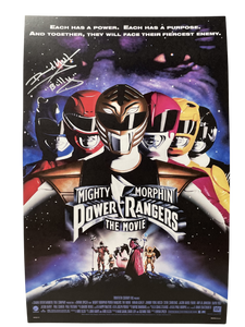 David Yost Mighty Morphin Power Rangers Signed 11x17 Poster