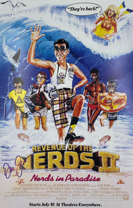 Donald Gibb Revenge of the Nerds 2 Autographed 11x17 Mini Poster