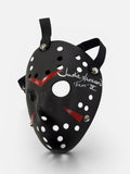 Judie Aronson Autographed Friday the 13th Black Hockey Mask