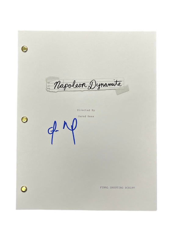 Efren Ramirez Autographed Napoleon Dynamite Vote for Pedro Script