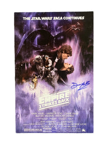 Deep Roy Star Wars Empire Strikes Back Autographed Poster