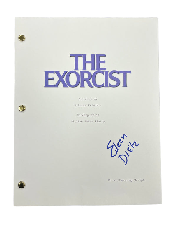 Eileen Dietz in the Exorcist as Demon Pazuzu Autographed Script
