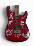 Revenge of the Nerds Cast Autographed Guitar