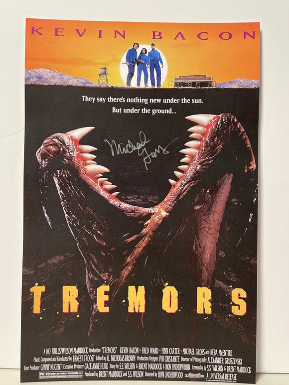 Michael Gross Tremors Autographed 11x17 Poster