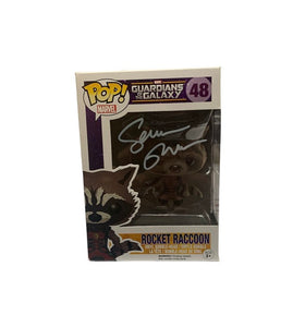 Sean Gunn Rocket Raccoon Guardians of the Galaxy Autographed Funko Pop #48