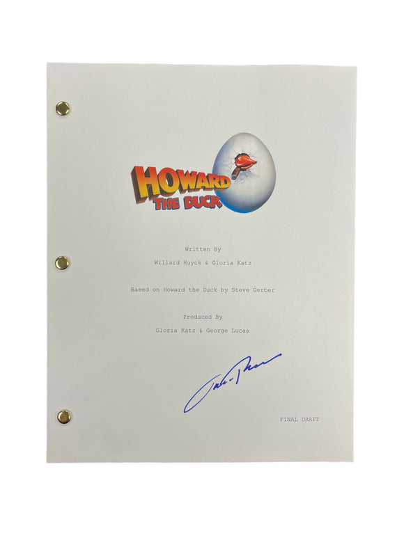 Jordan Prentice Howard the Duck Autographed Script