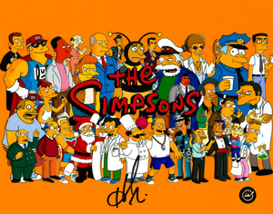 Hank Azaria autographed photo The Simpsons Character Montage – Icon ...