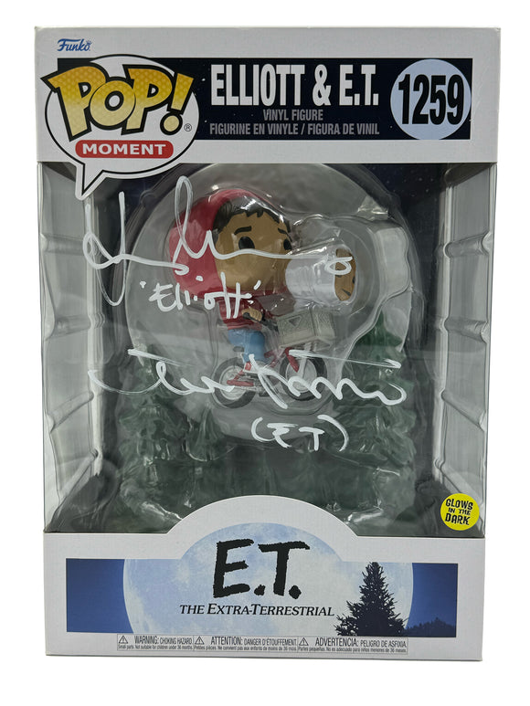 Henry Thomas & Matthew De Meritt Autographed Elliott Taylor E.T. The Extraterrestrial Funko Pop #1259