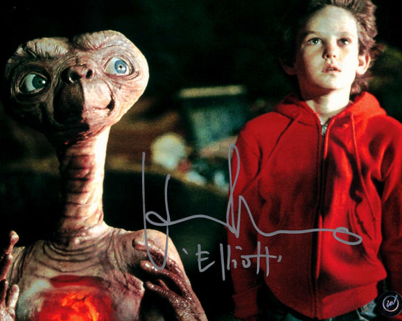 Henry Thomas E.T. The Extra Terrestrial Autographed 8x10 Photo in Silver Sharpie