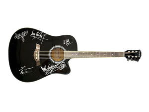 Legends of Horror Autographed Acoustic Guitar