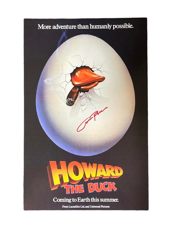 Jordan Prentice Howard the Duck Autographed 11x17 Mini Poster