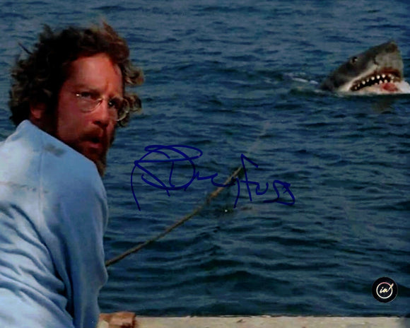 Richard Dreyfuss Autographed Jaws Shark 8x10