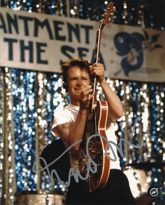 Michael J. Fox Autographed Back to the Future 8x10 Guitar Photo