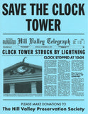 Claudia Wells Autographed Back to the Future 8.5x11 Blue Hill Valley Paper