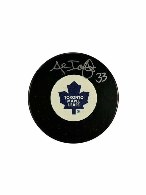 Al Iafrate Toronto Maple Leafs Autographed Puck