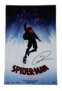 Shameik Moore Autographed Spider-Man: Into the Spider-Verse 11x17 Poster